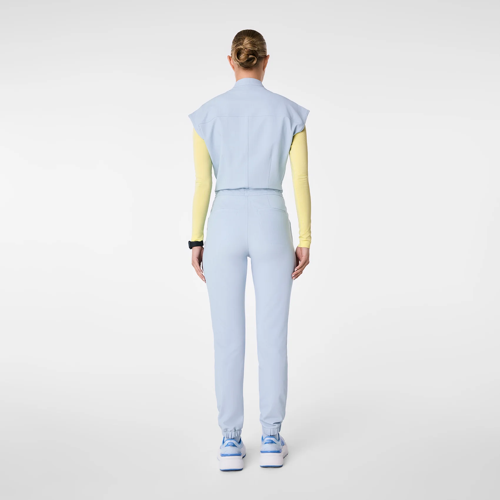 women's Chambray Rafaela Cargo Jogger - Petite ScrubJumpsuit™ - Image 2