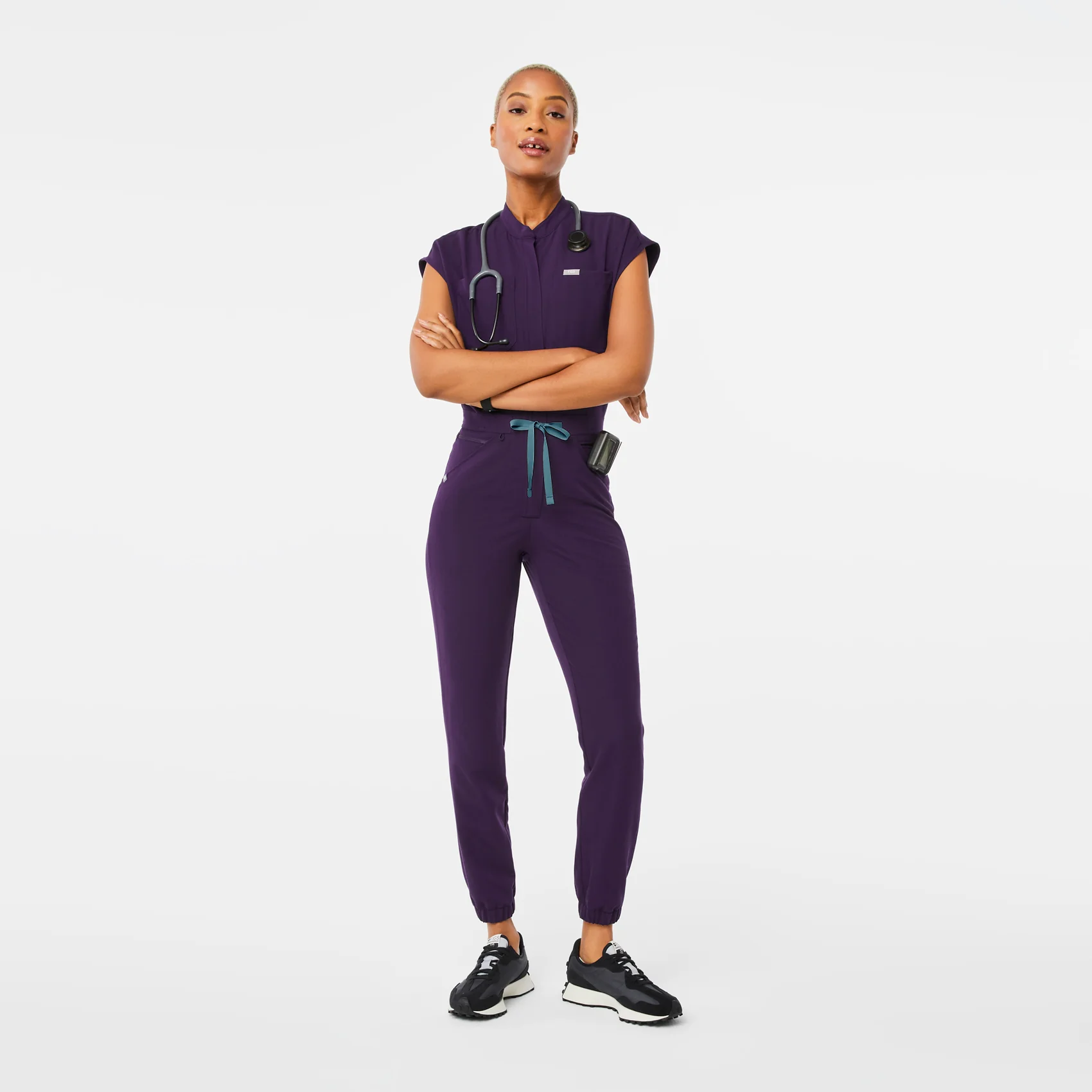 women's Purple Jam Rafaela Cargo Jogger - ScrubJumpsuit™