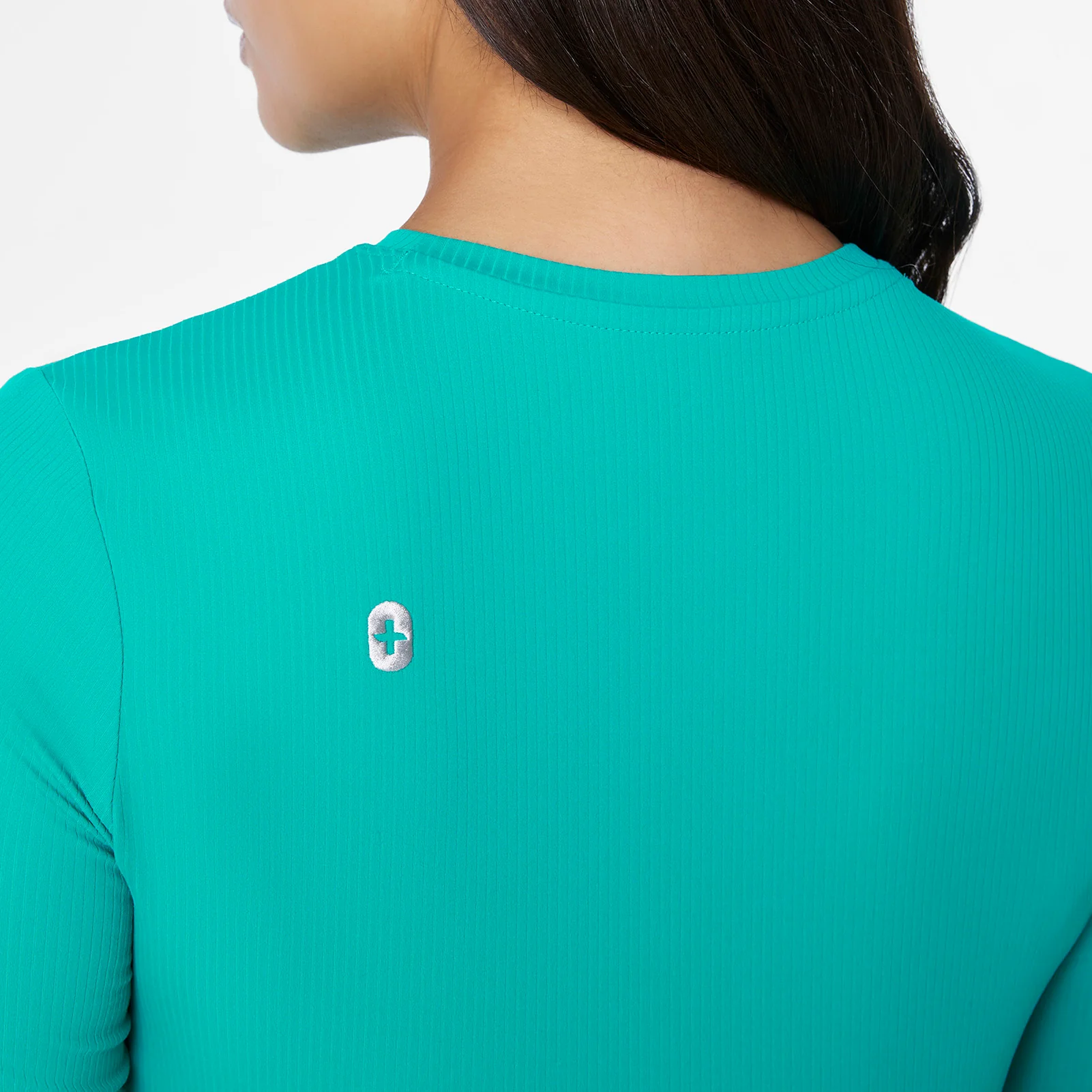 women's Lagoon Ribbed Cropped - Longsleeve Underscrub - Image 6