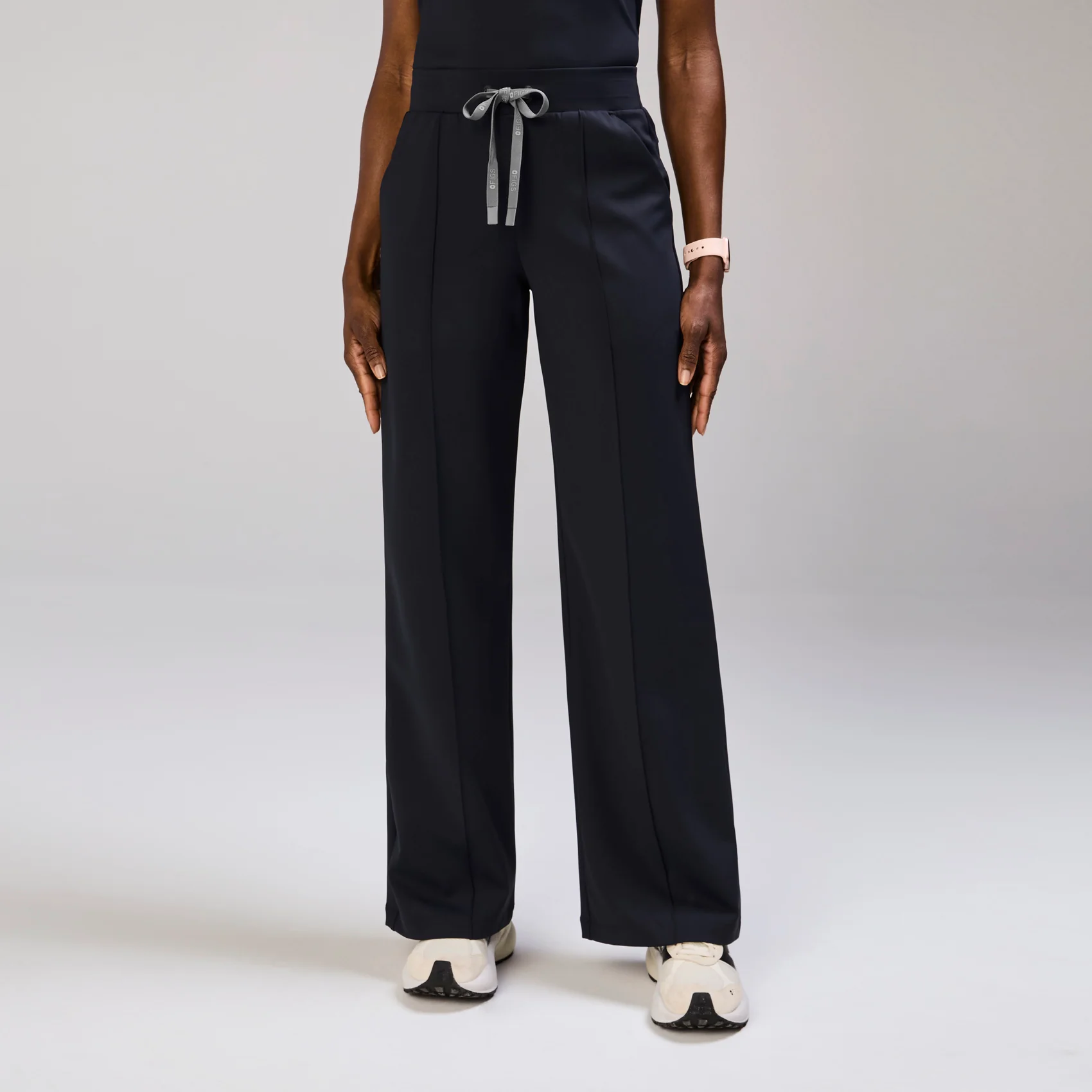 women's Navy High Waisted Salina FORMx Wide Leg - Tall Scrub Pant™