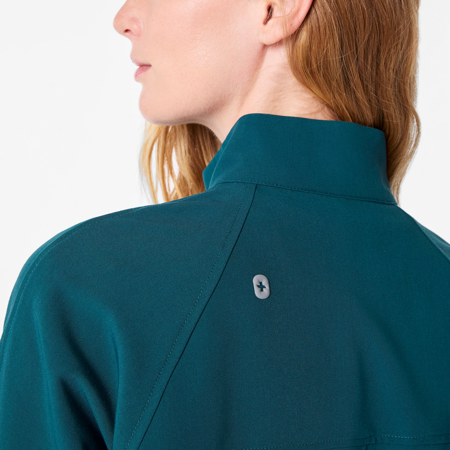 women's Caribbean Blue Sydney - Scrub Jacket - Image 5
