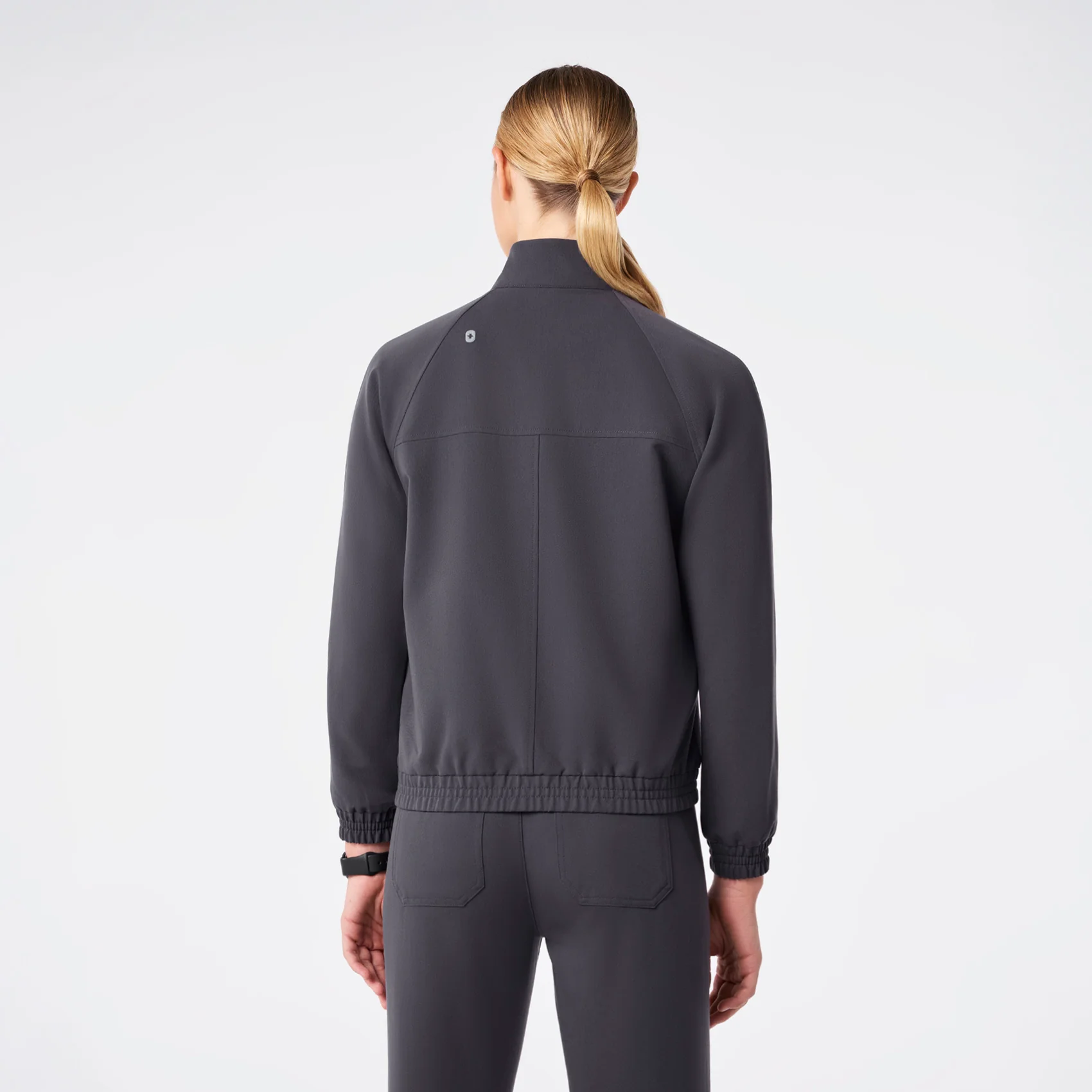 women's Charcoal Sydney - Scrub Jacket - Image 4