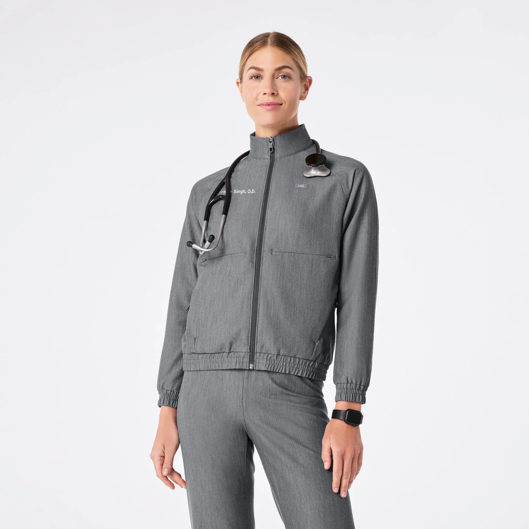 women's Graphite Sydney - Scrub Jacket