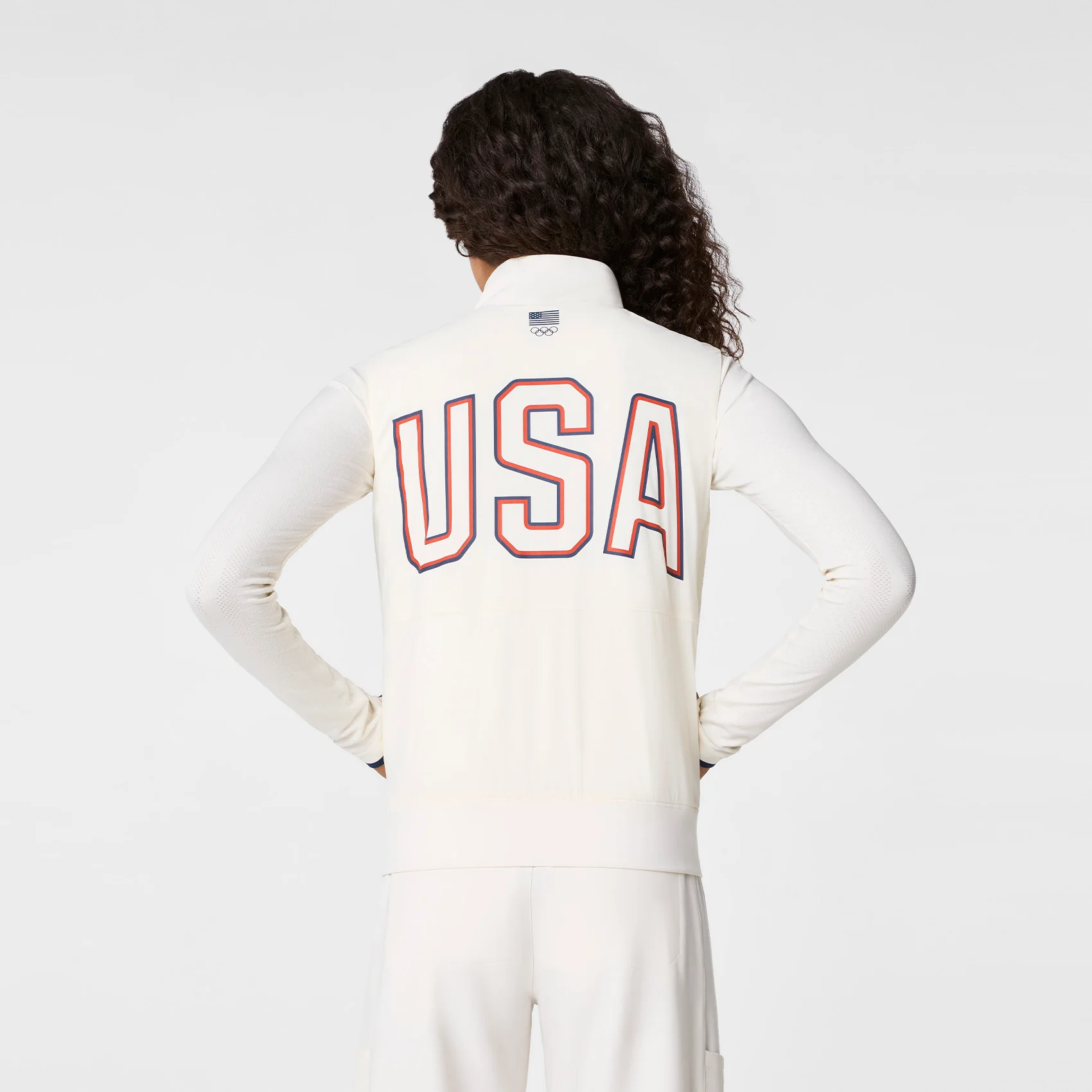 women's Off White FIGS x Team USA Off-Shift - Float Bomber Vest™ - Image 2