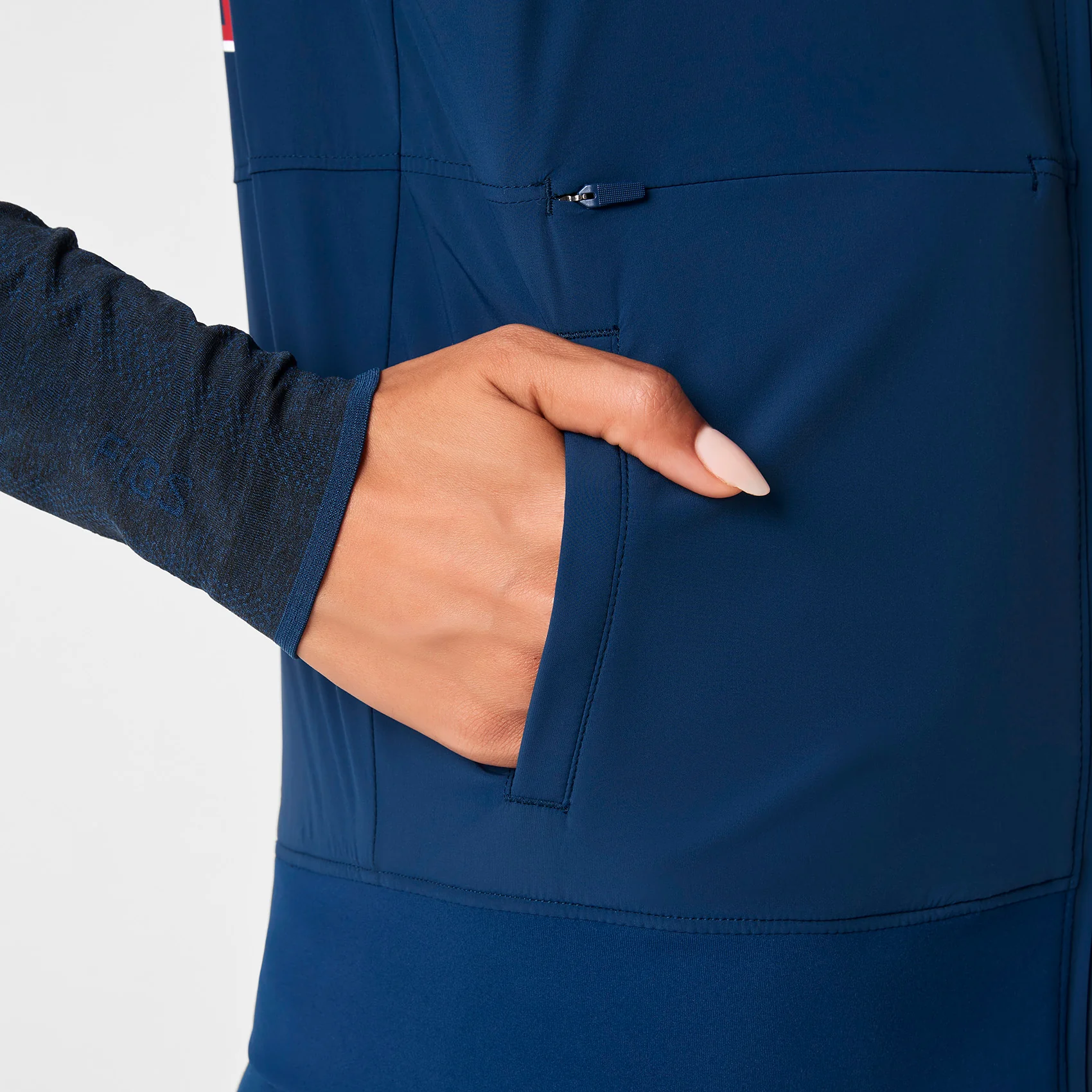 women's Team USA Blue FIGS x Team USA Off-Shift - Float Bomber Vest™ - Image 7