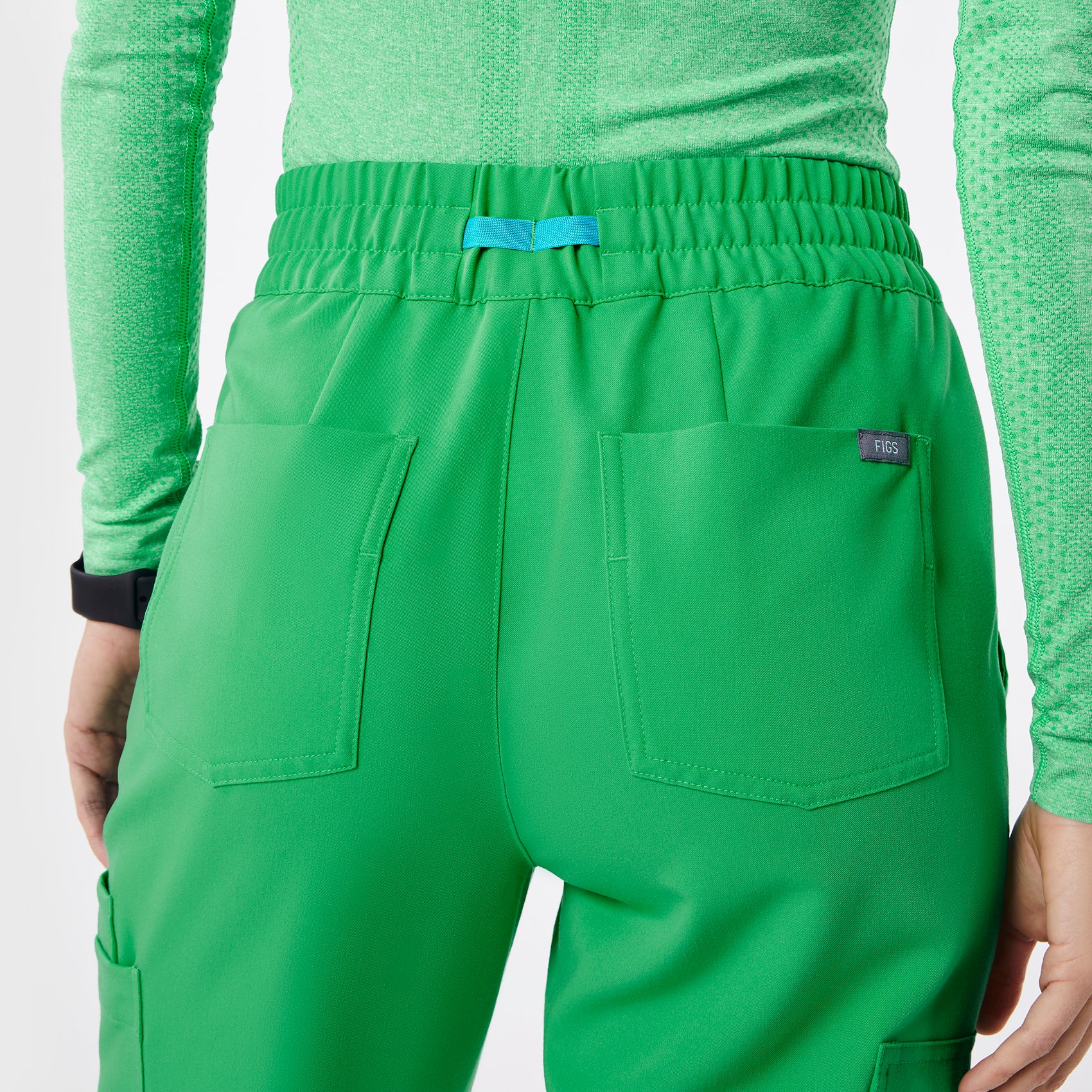 women's Emerald High Waisted Uman Relaxed - Jogger Scrub Pant - Image 5
