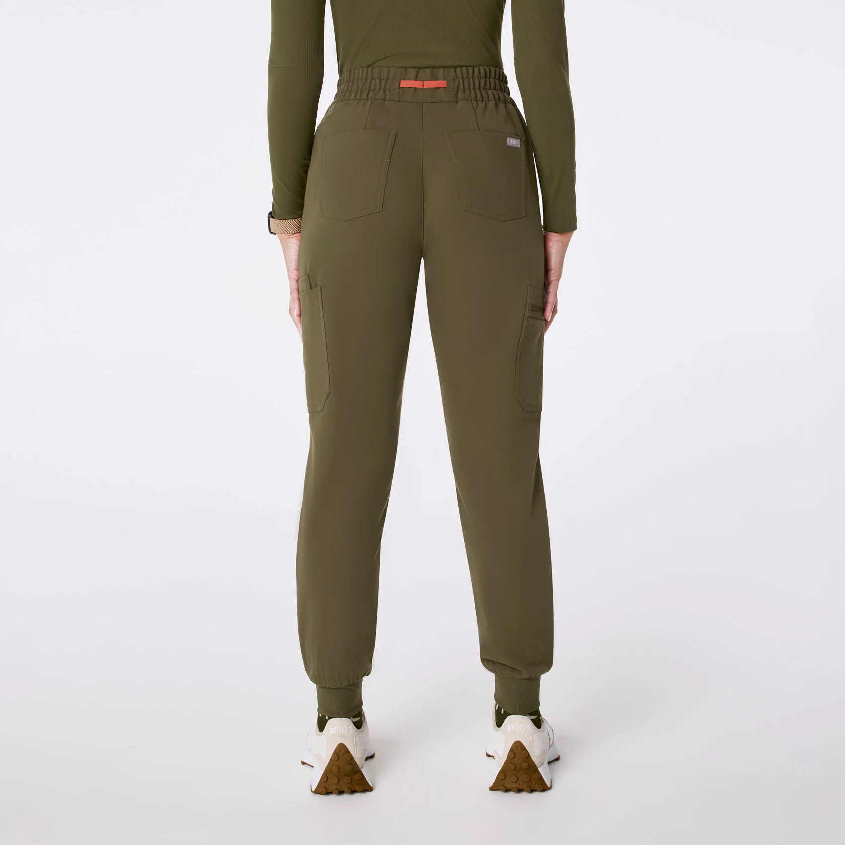 women's Spruce High Waisted Uman Relaxed - Tall Jogger Scrub Pant - Image 4