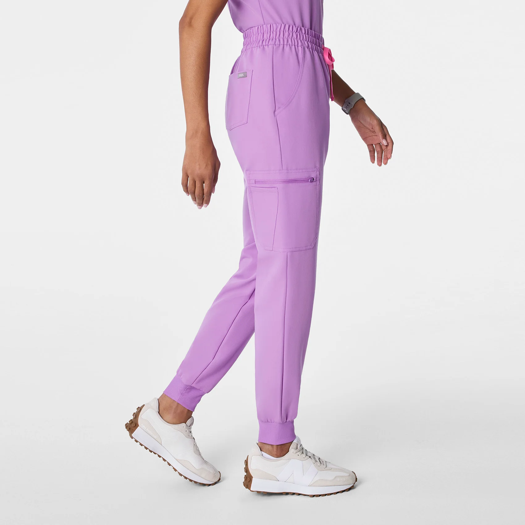 women's Wild Iris High Waisted Uman Relaxed - Jogger Scrub Pant - Image 3