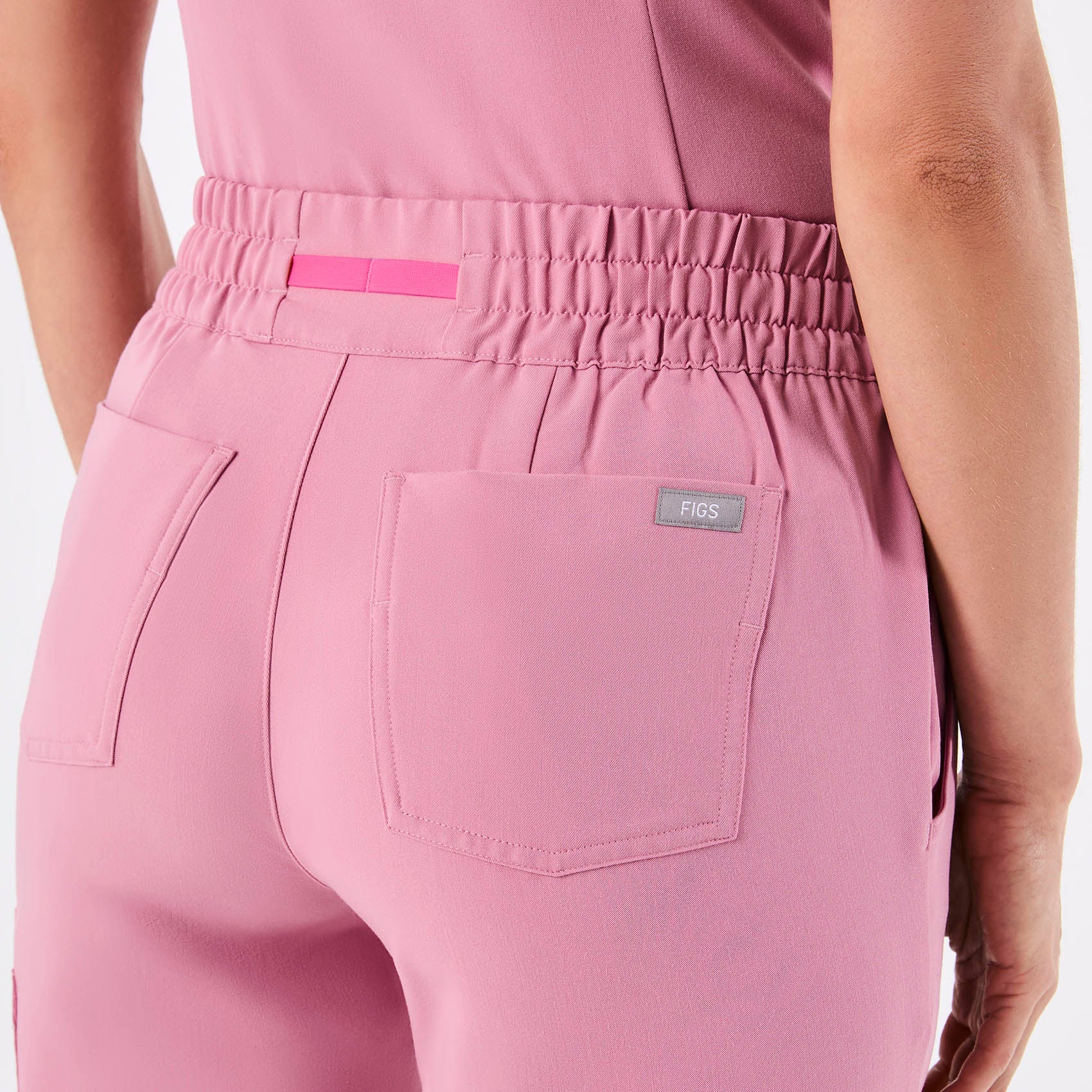 women's Chalk Pink Uman Relaxed - Jogger Scrub Pant - Image 5