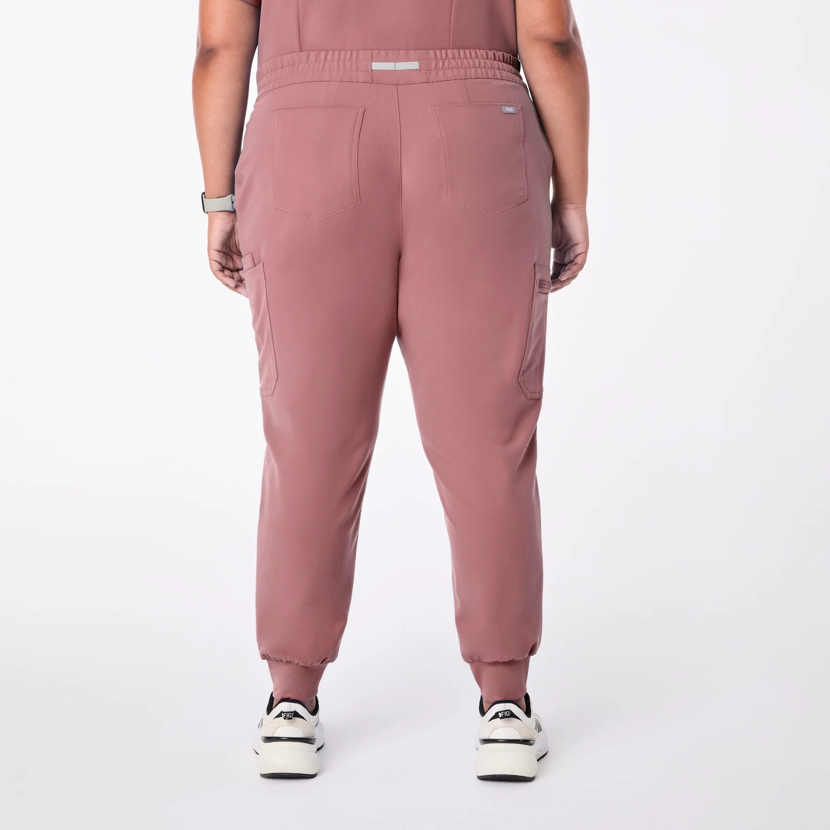women's Mauve Uman Relaxed - Petite Jogger Scrub Pant (3XL-6XL) - Image 4