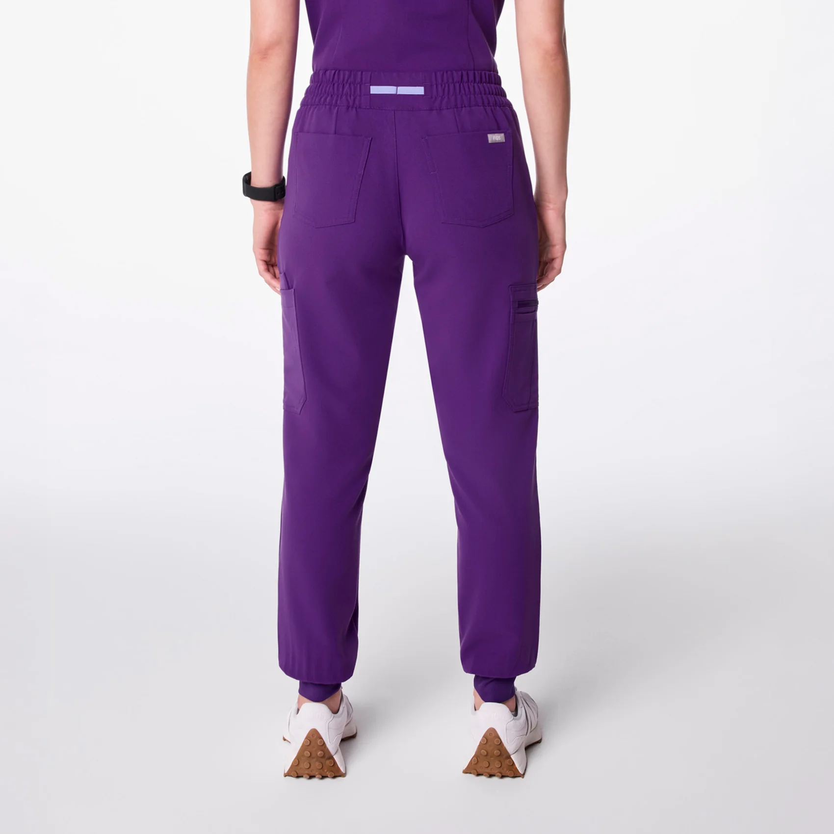 women's Digital Grape Uman Relaxed - Tall Jogger Scrub Pant - Image 4