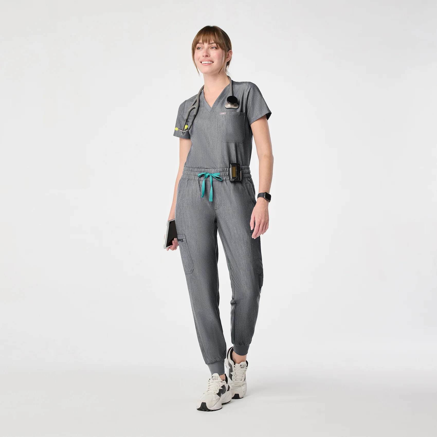 women's Graphite Uman Relaxed - Tall Jogger Scrub Pant - Image 2