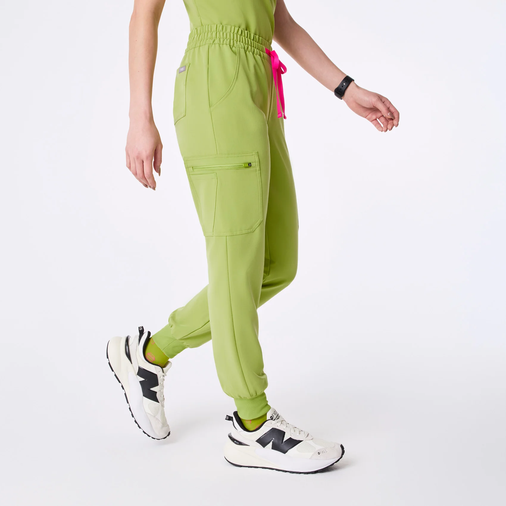 women's Matcha Uman Relaxed - Tall Jogger Scrub Pant - Image 3