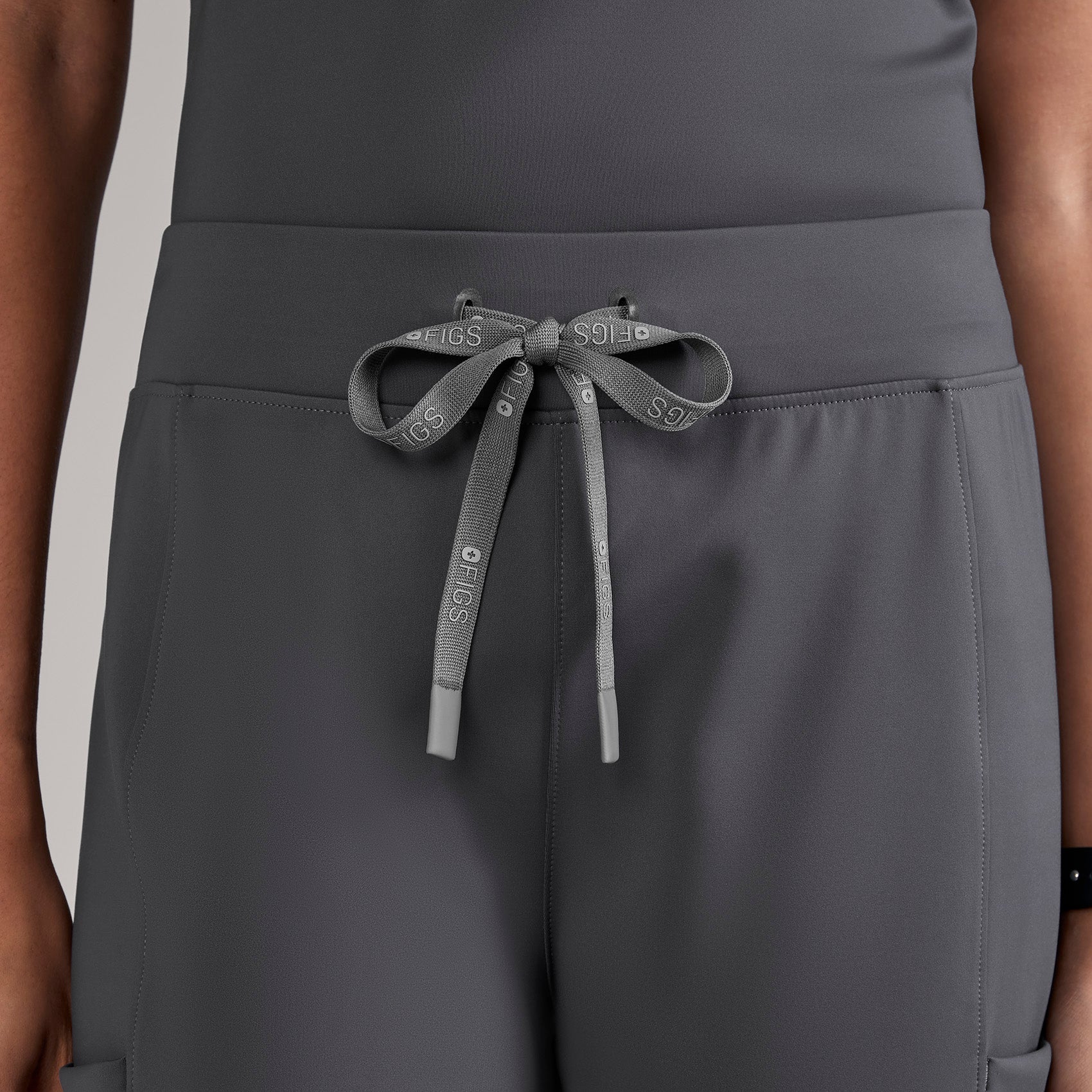 women's Charcoal Valle FORMx Straight Leg - Tall Scrub Pant - Image 5