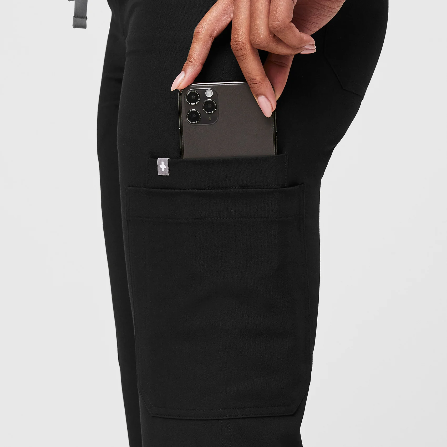 women's Black Yola™ High Waisted 2.0 - Skinny Scrub Pants - Image 4