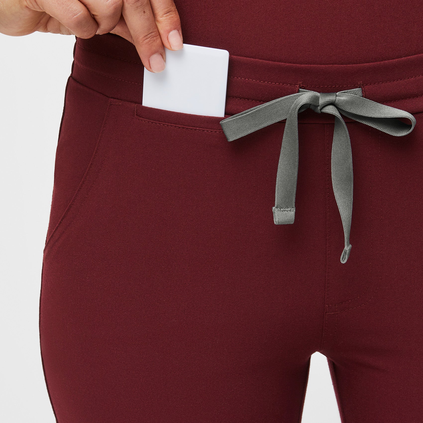 Women's Burgundy Yola™ - Tall Skinny Scrub Pants - Image 5