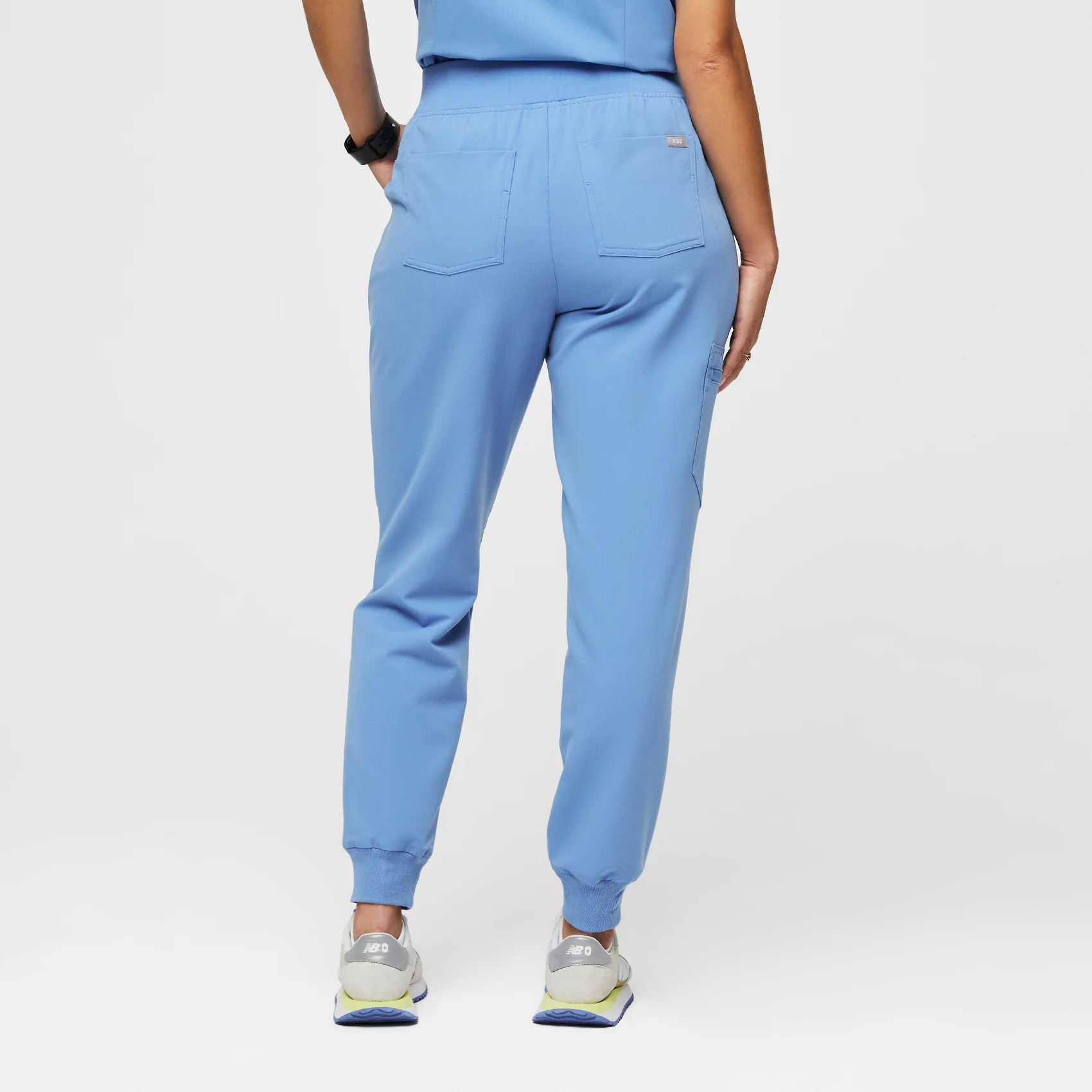 women's Ceil Blue Zamora™ High Waisted - Jogger Scrub Pants - Image 4