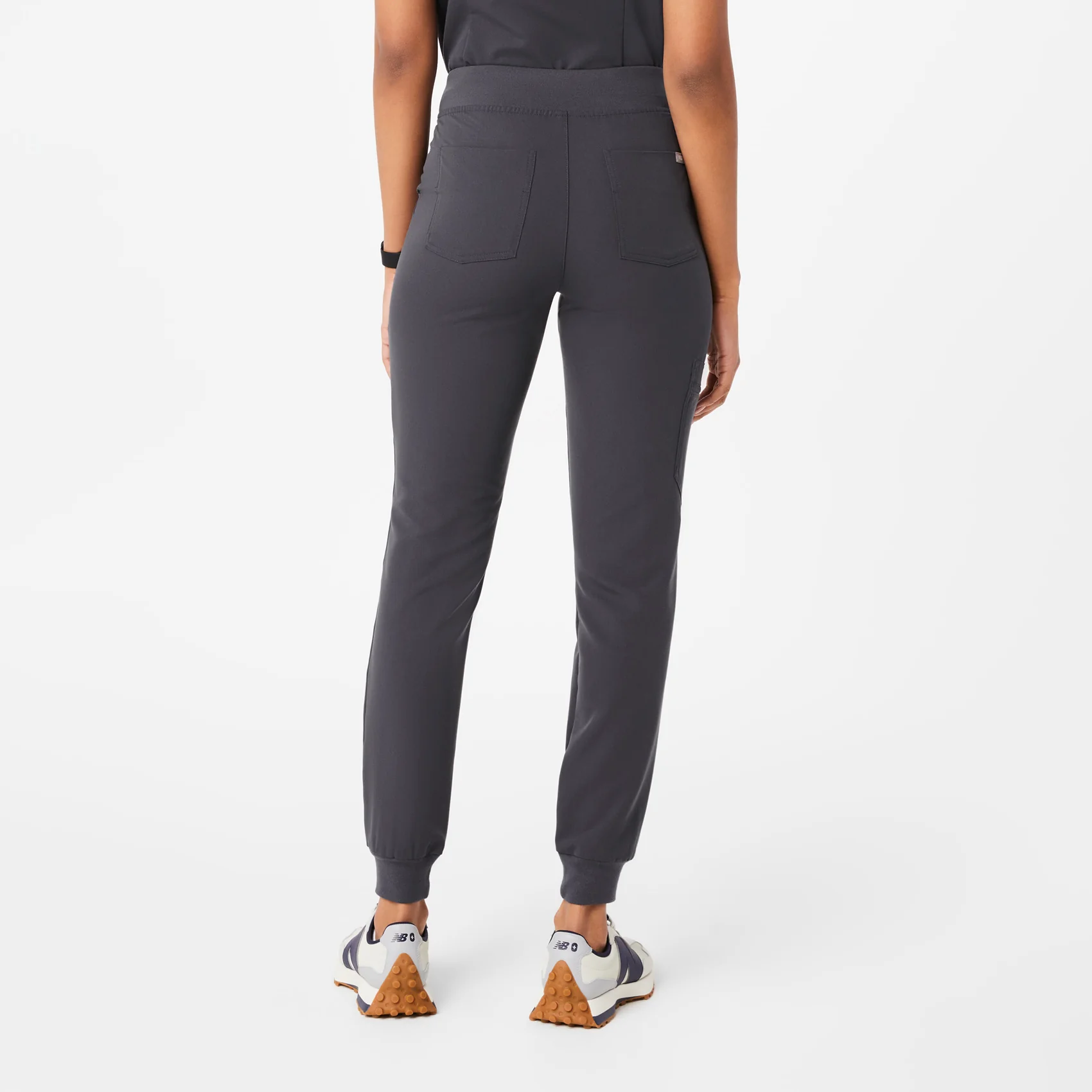 women's Charcoal Zamora™ High Waisted - Jogger Scrub Pants - Image 4