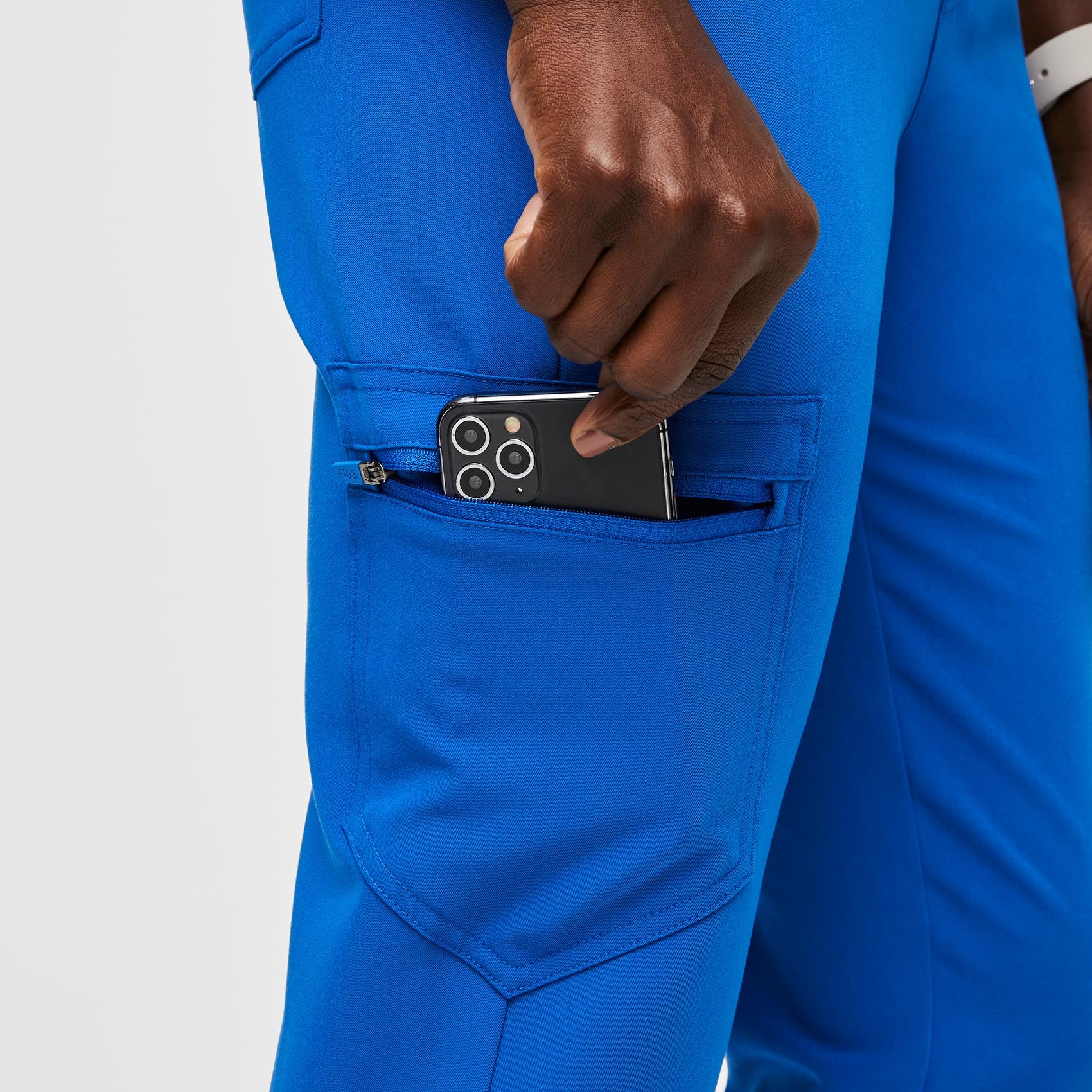 women's Royal Blue Zamora™ High Waisted - Tall Jogger Scrub Pants - Image 5