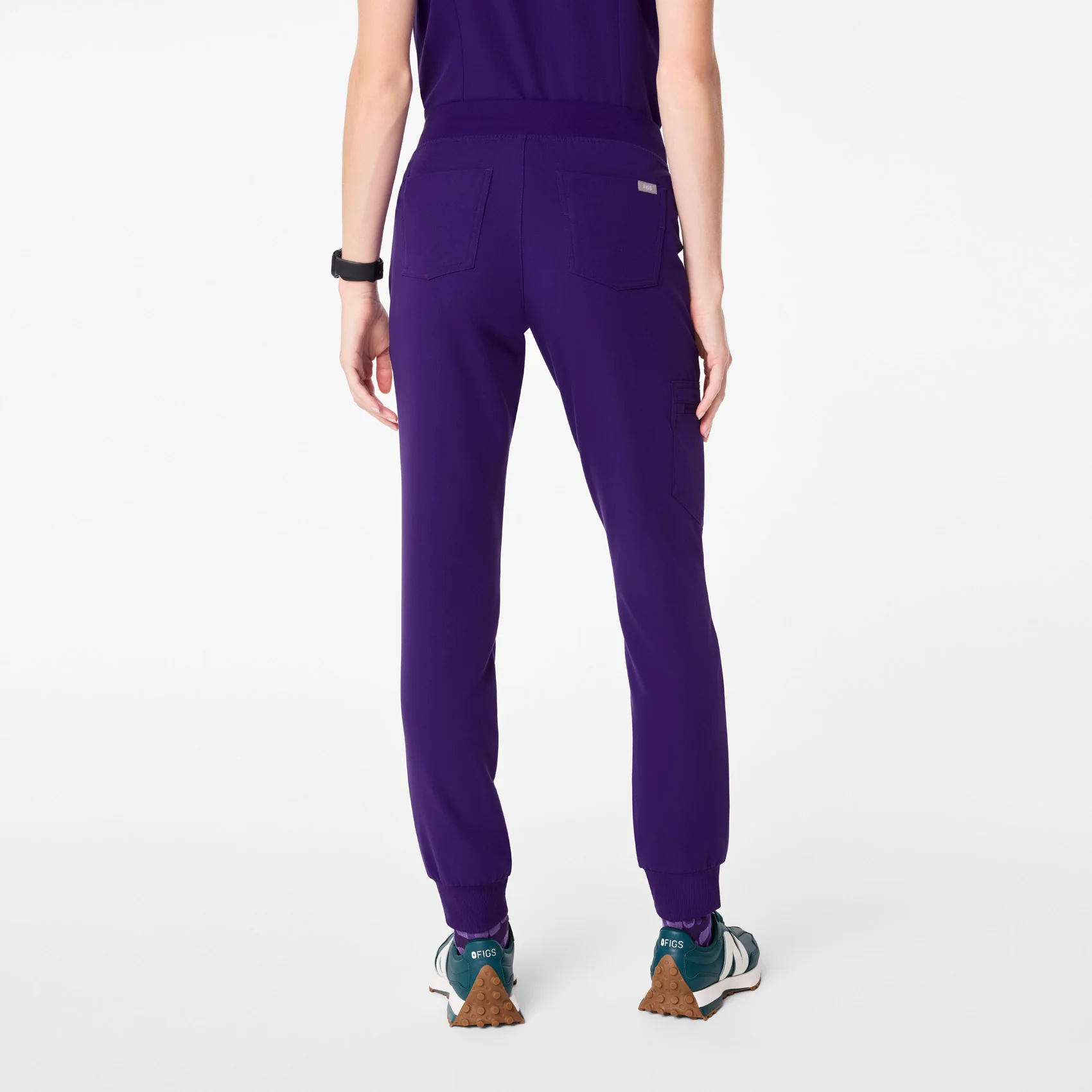 women's Purple Pulse Zamora - Petite Jogger Scrub Pant™ - Image 4