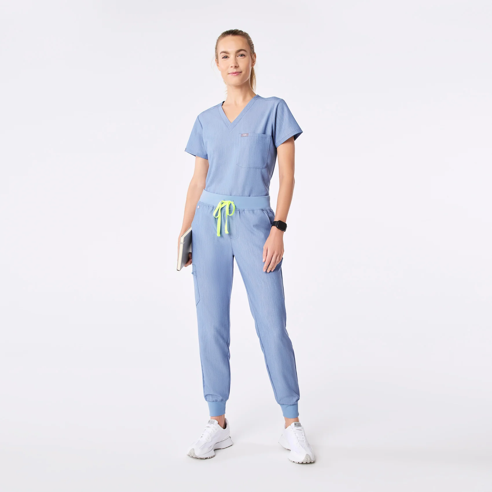 women's Heather Indigo Zamora - Jogger Scrub Pant™ - Image 2