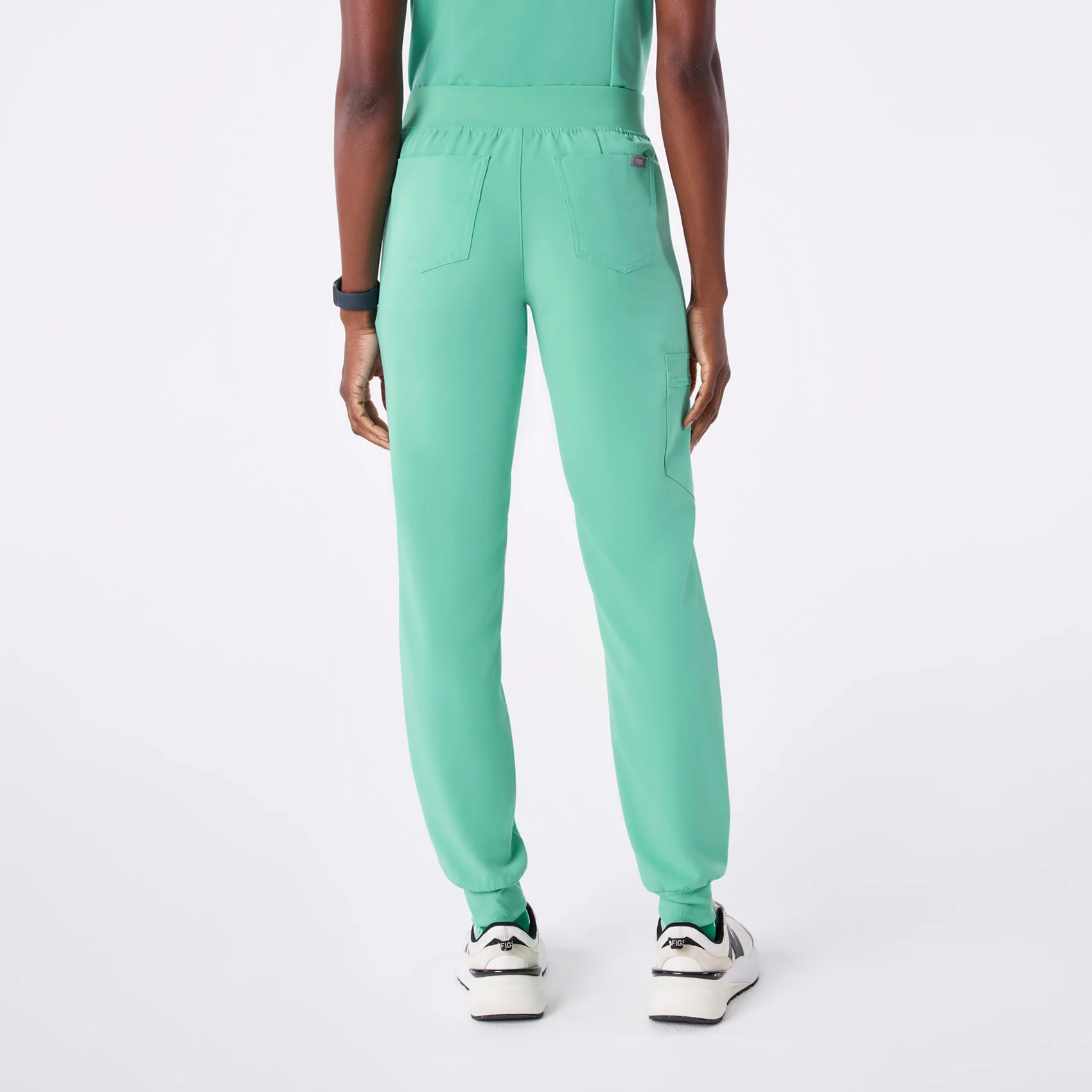 women's Surgical Green Zamora - Petite Jogger Scrub Pant™ - Image 4